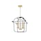 Cwi Lighting Tudor 5 Light Chandelier With Satin Gold & Black Finish 1223P16-5-602 - alternate 1